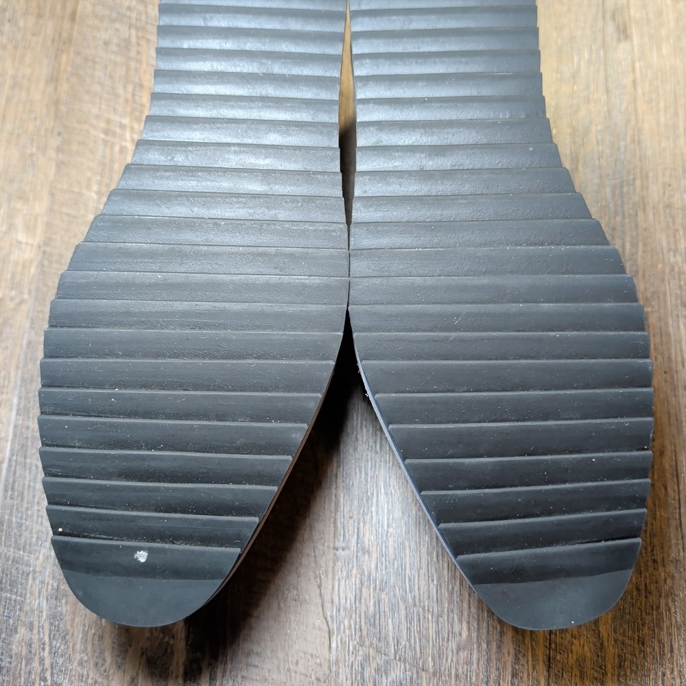 Johnston & Murphy Gracelyn Platform Tassel Loafers Black Suede Glitter Size 7.5 - Picture 12 of 13